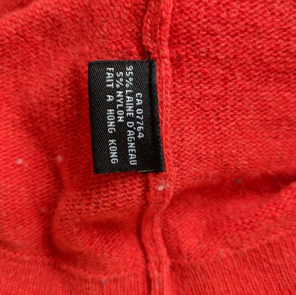 Wool V-Neck Wrap Tunic - Picture 3 of 4